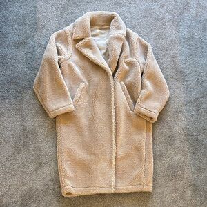 Alo Oversized Teddy Trench Coat Medium